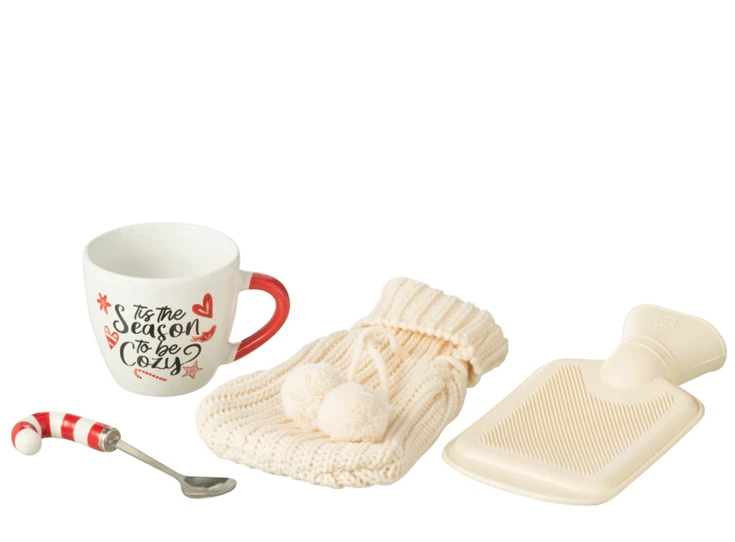 Tas+lepel+warmwaterkruik detail