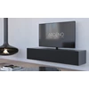 Inzoom Tv-kast Mika 180 hangend mat glas zwart Ardeno