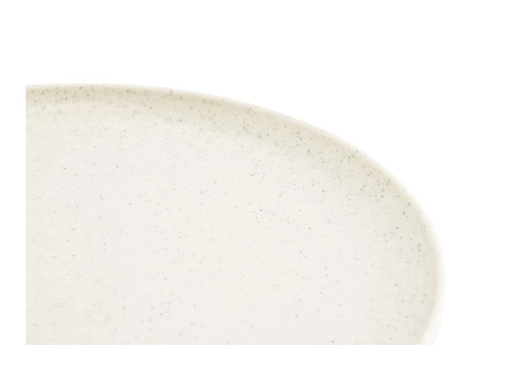 Ona Vanille Dot- plat bord- Ø27,5cm- detail