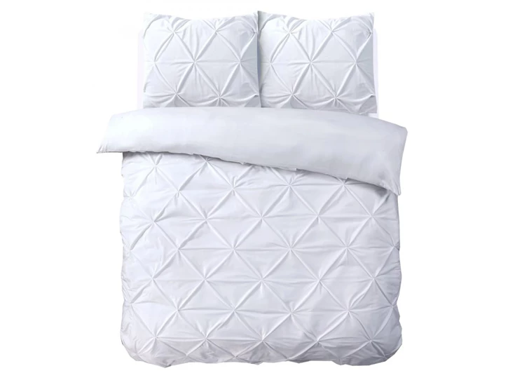 Pintuck velvet- 200*220- wit