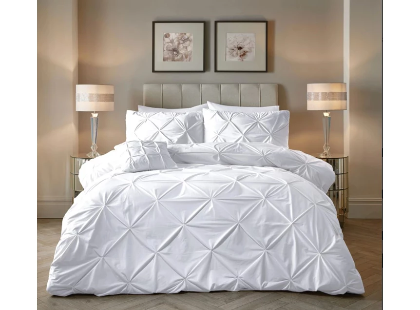 Pintuck velvet- 200*220- wit- sfeerbeeld