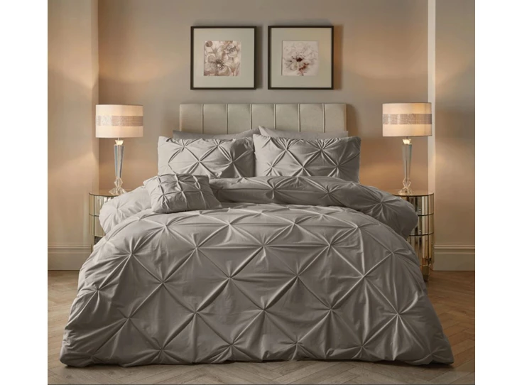 Pintuck velvet- zand- 140*220- sfeerbeeld