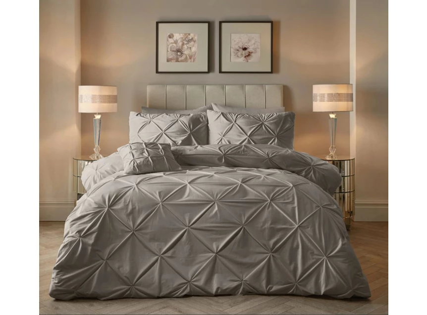 Pintuck velvet- zand- 140*220- sfeerbeeld