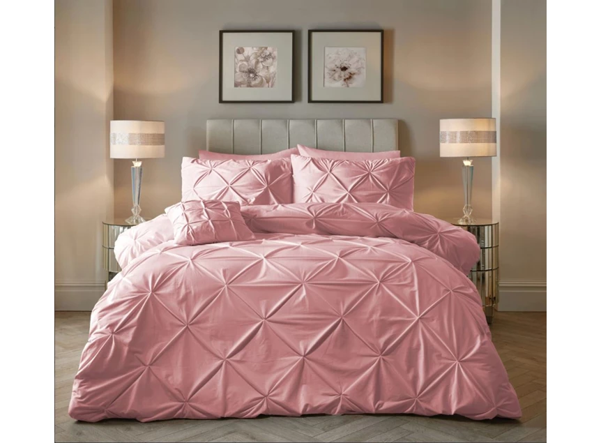 Pintuck velvet- roze- 140*220- sfeerbeeld