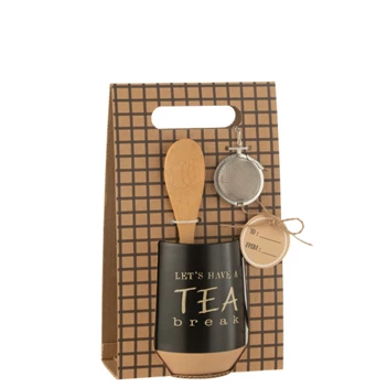 THEETAS+LEPEL+THEEBAL KERAMIEK ZWART