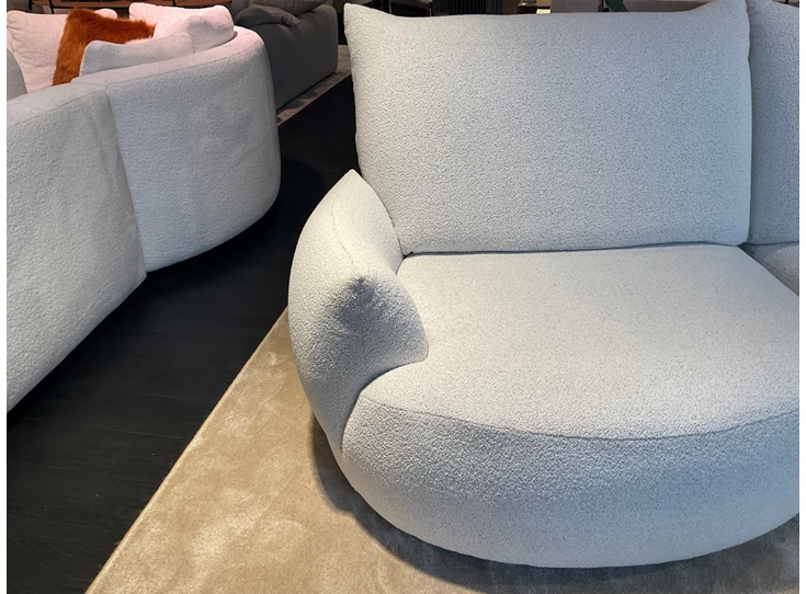 Armleuning Salon Bigfoot stof champagne Passe Partout