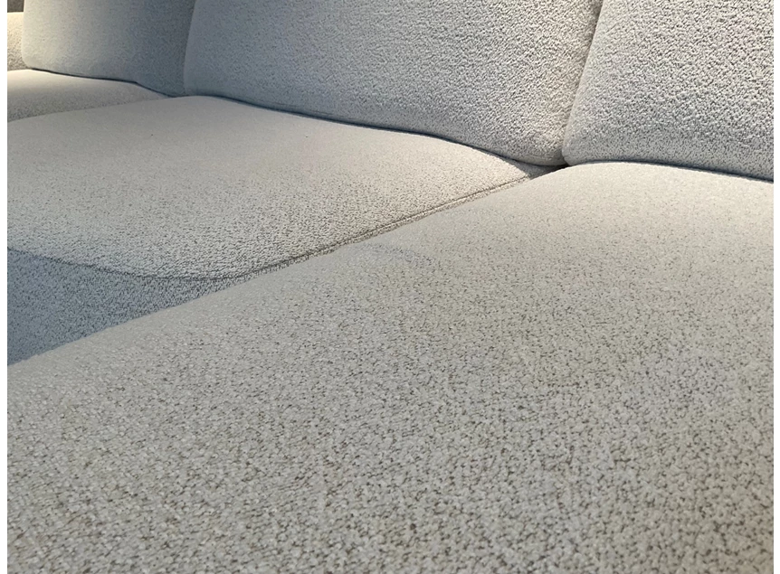 Detail Salon Bigfoot stof champagne Passe Partout