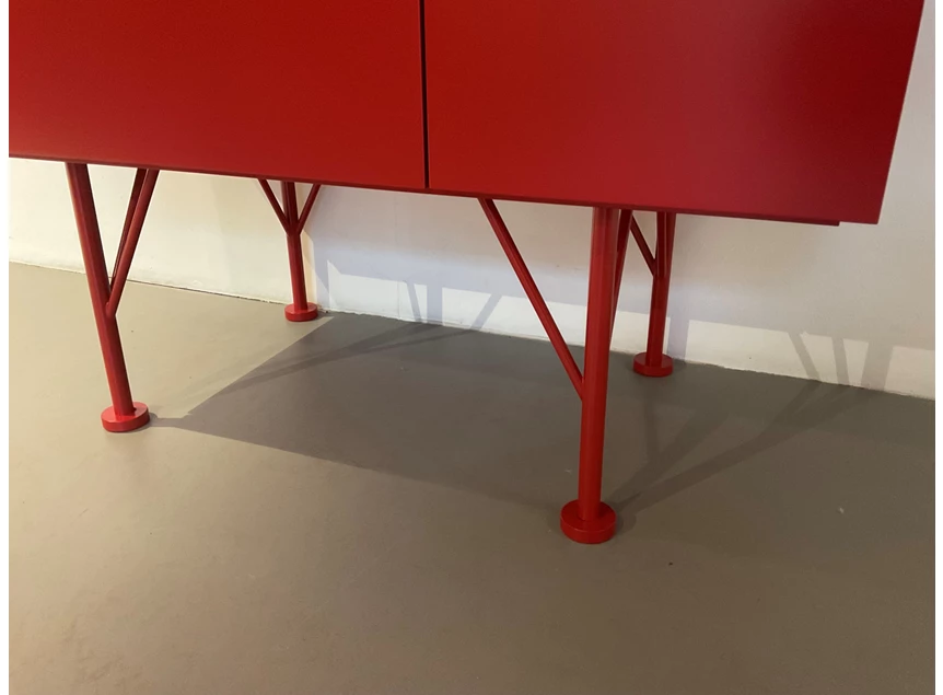 Onderstel Barkast Centrotrentacinque lak rood Capod'Opera