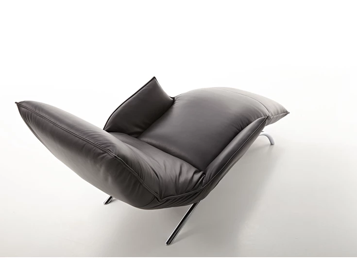 Bovenkant Ligzetel Joleen relax elektrisch leder antraciet Koinor