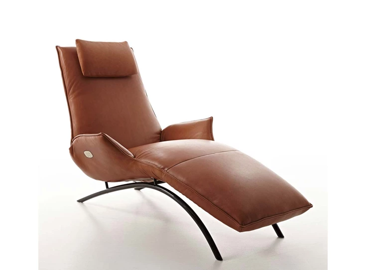 Ligzetel Joleen relax elektrisch leder cognac Koinor