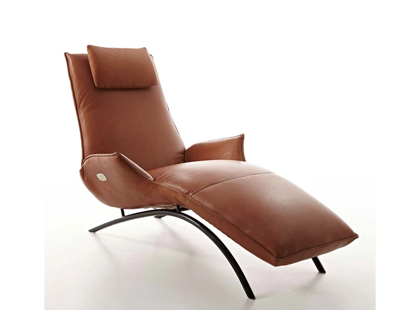 Ligzetel Joleen relax elektrisch leder cognac Koinor