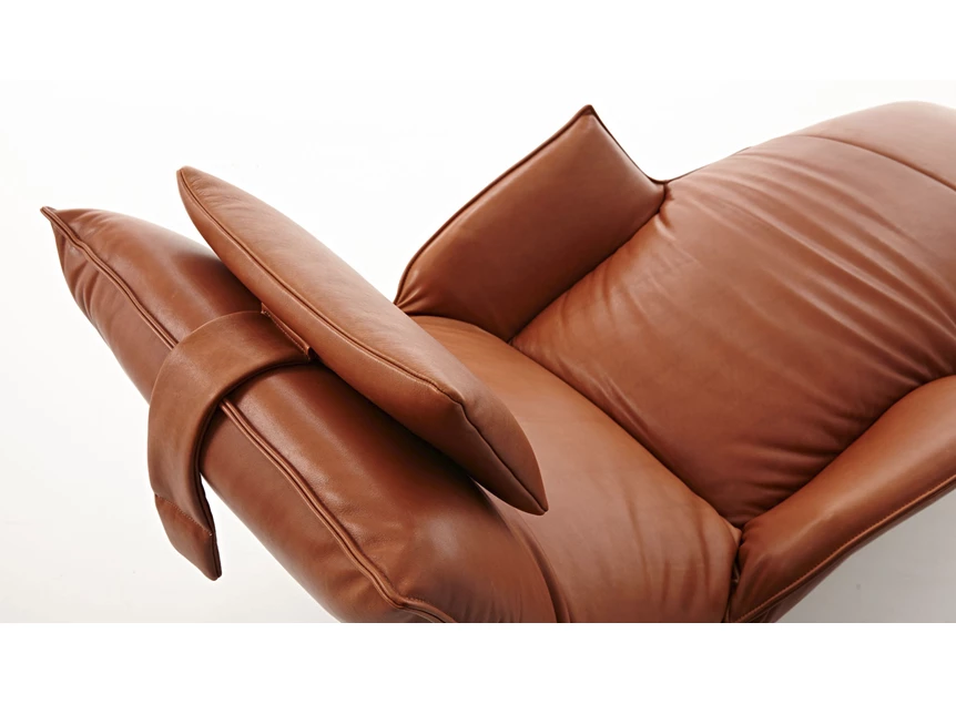 Nekkussen Ligzetel Joleen relax elektrisch leder cognac Koinor