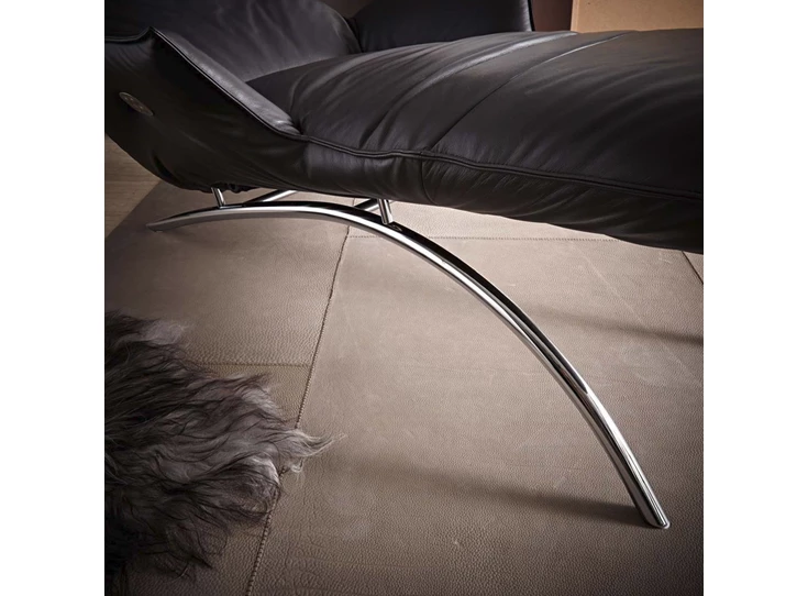 Onderstel Ligzetel Joleen relax elektrisch leder antraciet Koinor