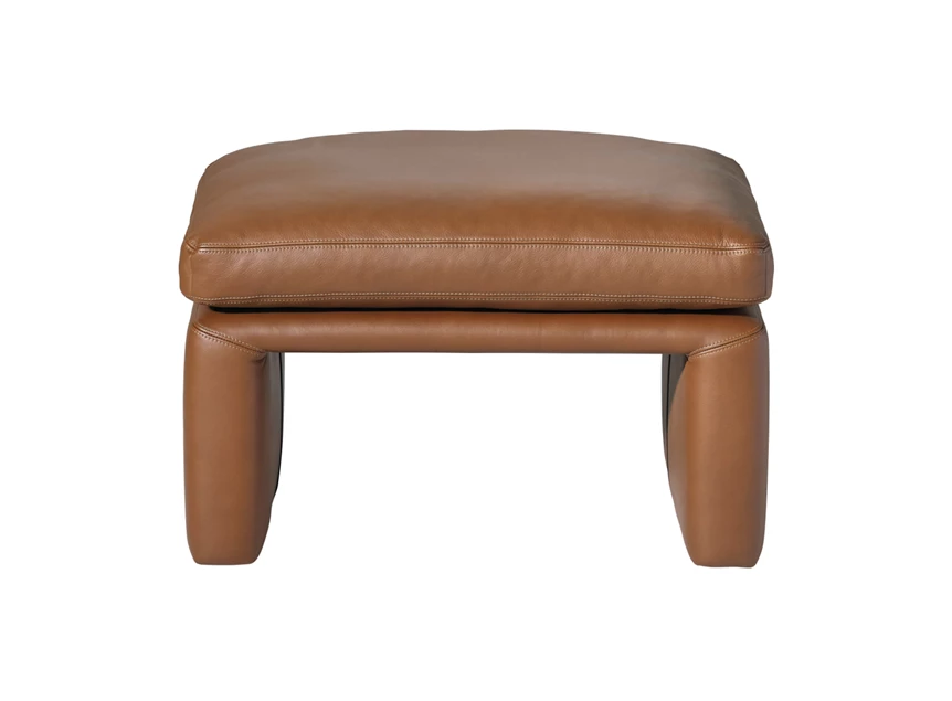 Poef Manhattan leder cognac Erpo