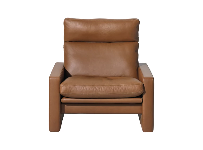 Front Bijzetzetel Manhattan hoog model leder cognac Erpo