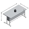Bureau Calvia 2 wit 160x80cm technische fiche.jpg