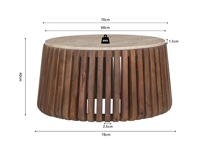 3401 Salontafel Luuk afmetingen