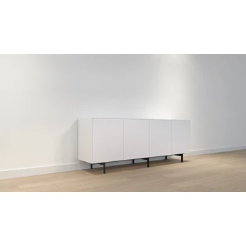 Dressoir Joy extra side 200 onderstel plain matte lak wit Ardeno