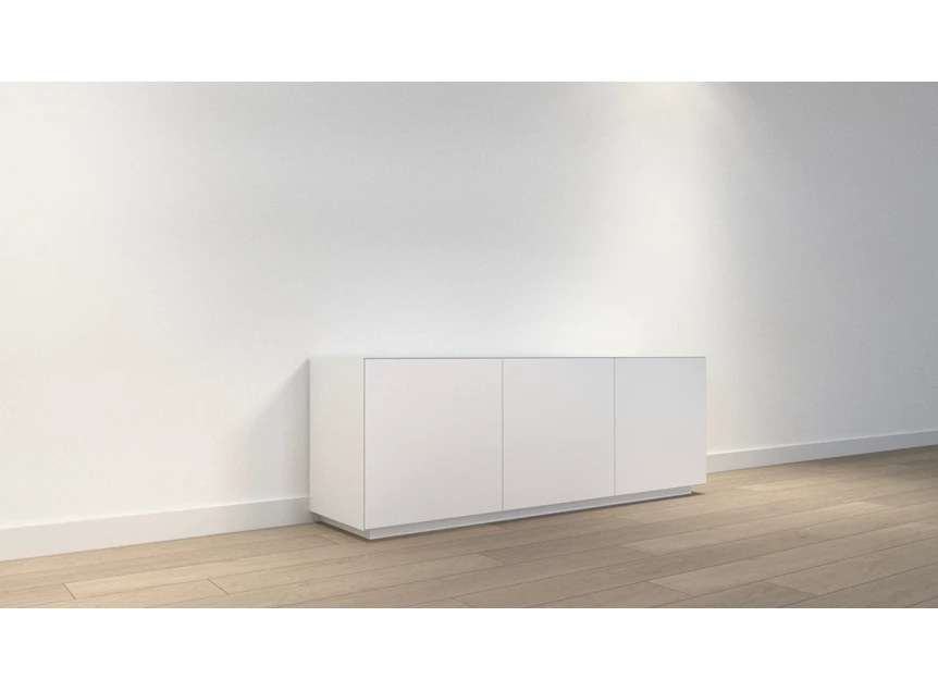 Dressoir Joy extra side 180 sokkel matte lak wit Ardeno