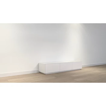 Tv-kast Joy lowboard 180 sokkel matte lak wit Ardeno