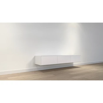 Tv-kast Joy lowboard 200 hangend matte lak wit Ardeno
