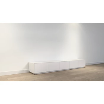 Tv-kast Joy lowboard 250 sokkel matte lak wit Ardeno