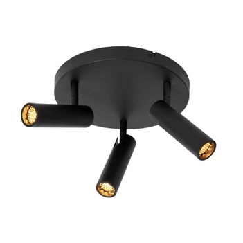 Grado plafondspot- Ø25cm- 3xGU10(MR11)- zwart