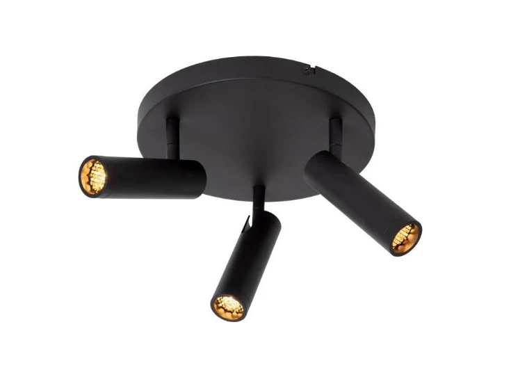 Grado plafondspot- Ø25cm- 3xGU10(MR11)- zwart