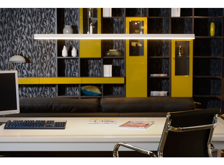 Sigma hanglamp- led dimb.- 1x30W- 2700K- wit- sfeerbeeld