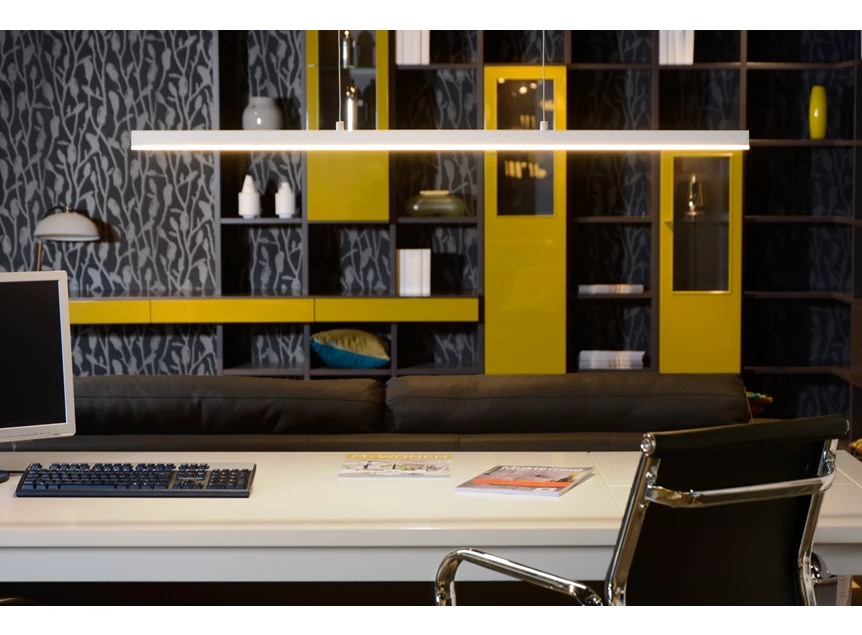 Sigma hanglamp- led dimb.- 1x30W- 2700K- wit- sfeerbeeld