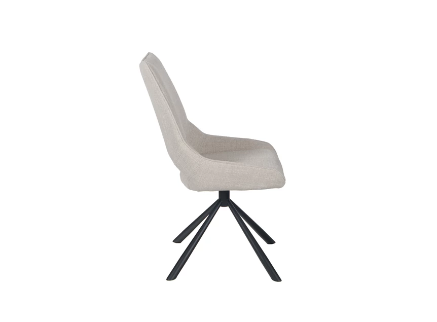draaistoel Gaston swivel chair Beige zijzicht.jpg