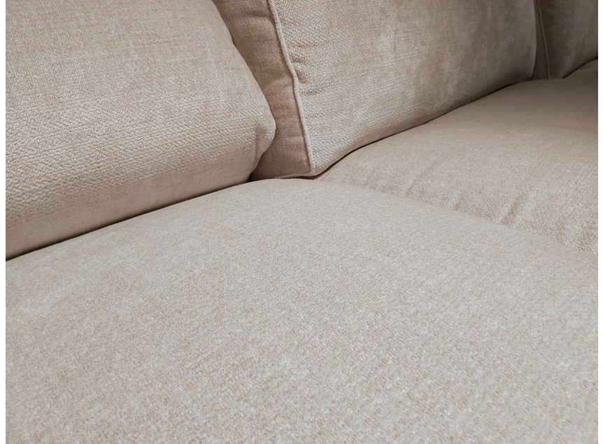 Detail Salon Carrera stof greige Franco Ferri