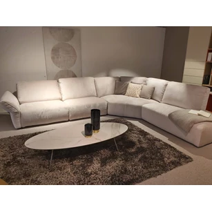 Salon Carrera stof greige Franco Ferri