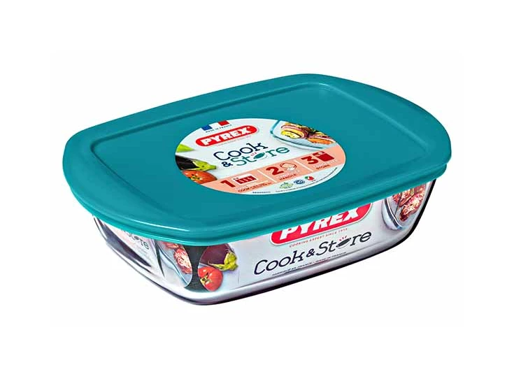 Cook&Store ovenschotel met deksel- rechthoekig- 0,4L- 17x10xh5,5