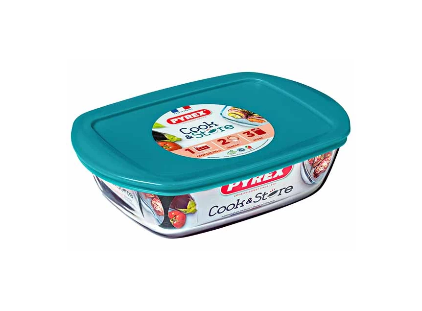 Cook&Store ovenschotel met deksel- 1,1L- 23x15xh7cm