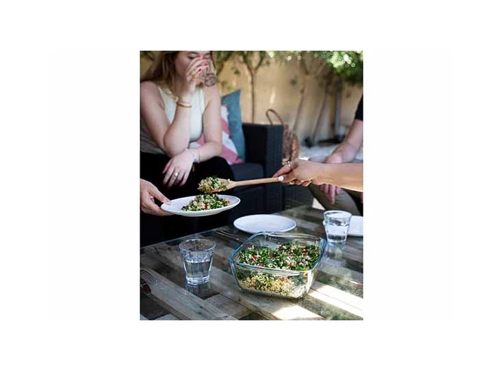 Cook&Store ovenschotel met deksel- 2,5L- 28x20xh8cm- sfeerbeeld