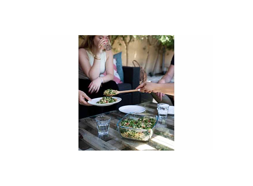 Cook&Store ovenschotel met deksel- 2,5L- 28x20xh8cm- sfeerbeeld