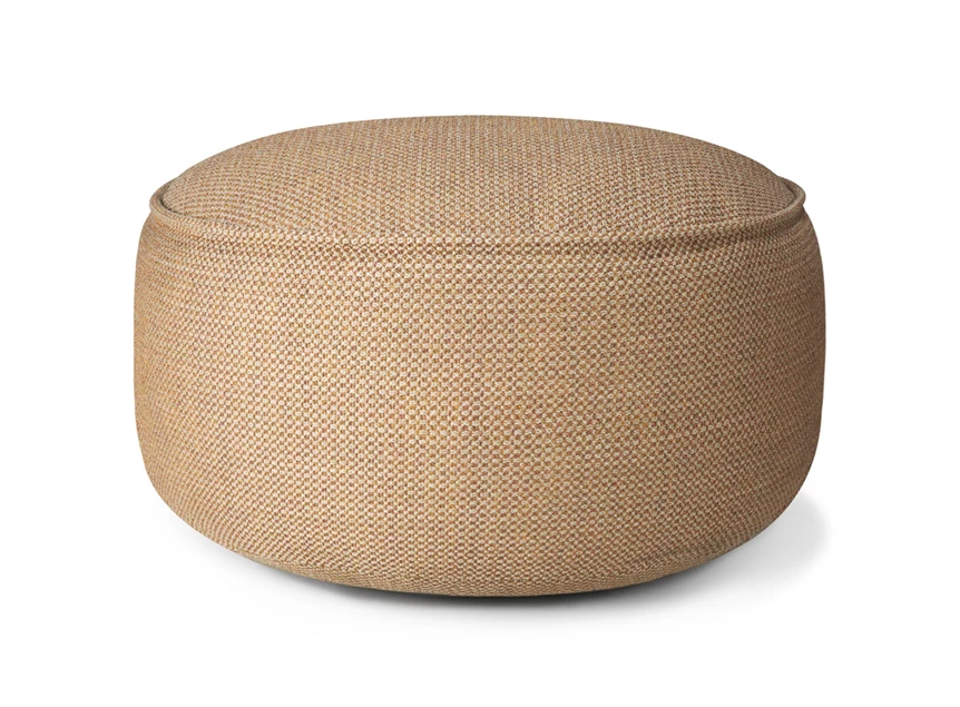 Poef Donut outdoor pouf XL marsala check 20077 Ethnicraft