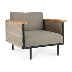 Bijzetzetel Corbey outdoor lounge chair silt fabric 60215 Ethnicraft