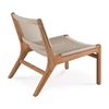 Achterkant Bijzetzetel Teak Jack Outdoor lounge chair woven beige cord 10223 Ethnicraft