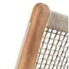 Houten structuur Bijzetzetel Teak Jack Outdoor lounge chair woven beige cord 10223 Ethnicraft