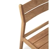 Detail Stoel Teak Jack Outdoor Dining Chair frame 10283 Ethnicraft