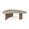 Front Salontafel Boomerang outdoor coffee table pebble concrete 11237 Ethnicraft