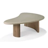 Zijkant Salontafel Boomerang outdoor coffee table pebble concrete 11237 Ethnicraft