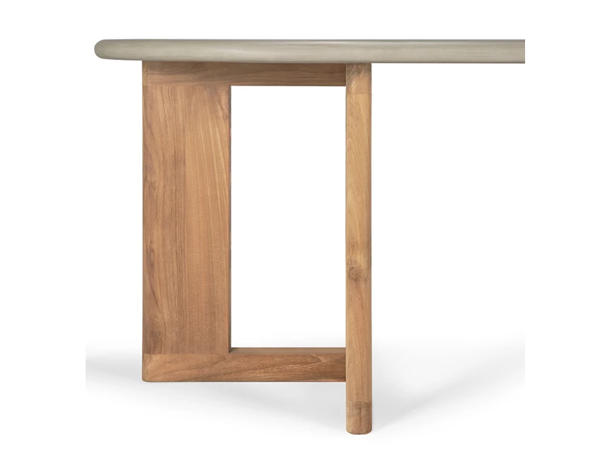 Front Eettafel Trestle Outdoor Dining Table 11251 Ethnicraft