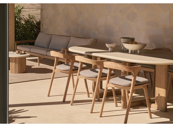 Sfeerfoto Eettafel Trestle Outdoor Dining Table 11251 Ethnicraft