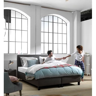promotie boxspring 160x200 carbon inclusief matras
