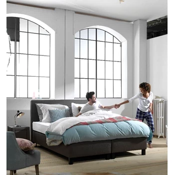 promotie boxspring 160x200 carbon inclusief matras