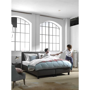 Promo Boxspring 180x200 dormo lineair linnen stof