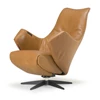 Rug verstelbaar Elektrische Relax Twice Pro TW165N leder cognac De Toekomst